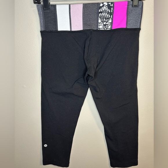 Lululemon Wunder Under Crop *Reversible* Leggings Women’s Size 6 - Picture 5 of 8